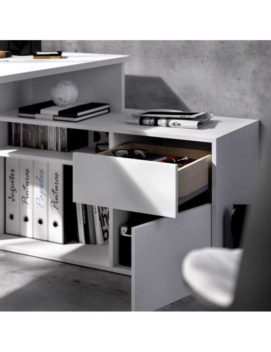Mesa escritorio ROX DEKIT L blanco