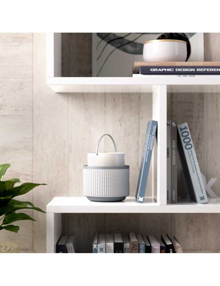 Mueble estanteria LIS BAJA DEKIT baja b. brillo