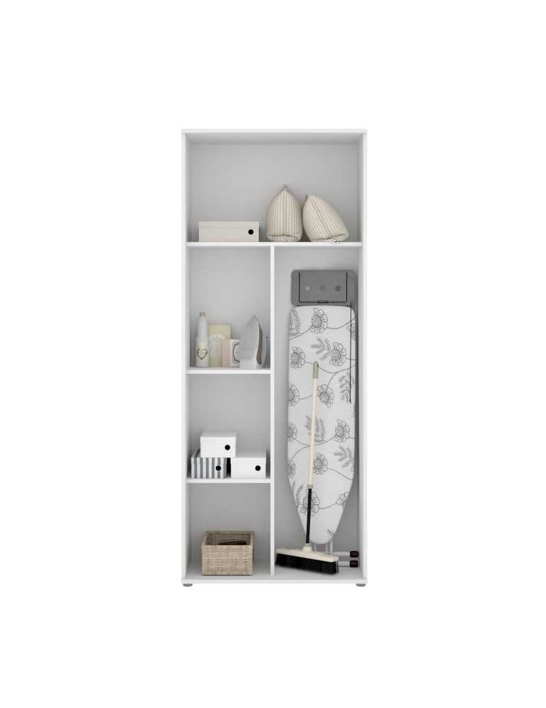 Armario multiuso FIT DEKIT 2 puertas escobero blanco