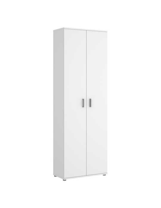 Armario multiuso FIT DEKIT 2 puertas 3 estanteria blanco