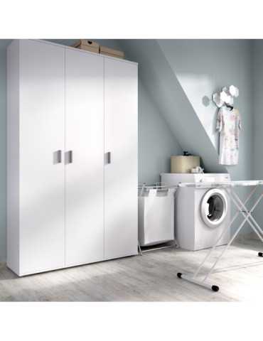 Armario multiuso FIT DEKIT 3 puertas blanco
