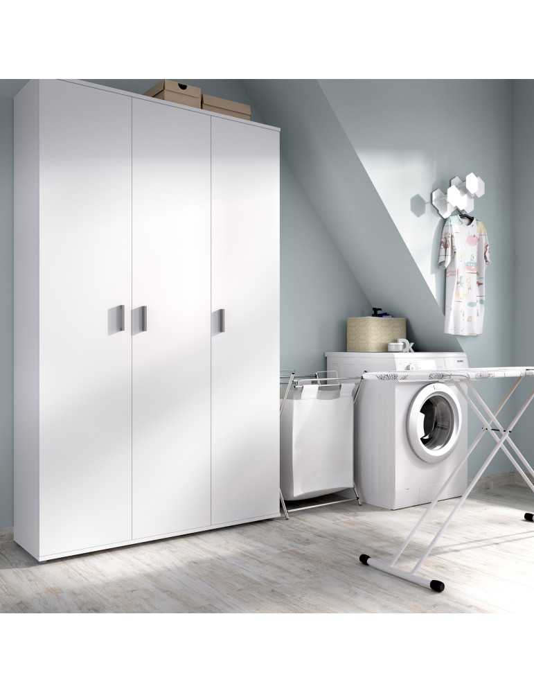 Armario multiuso FIT DEKIT 3 puertas blanco
