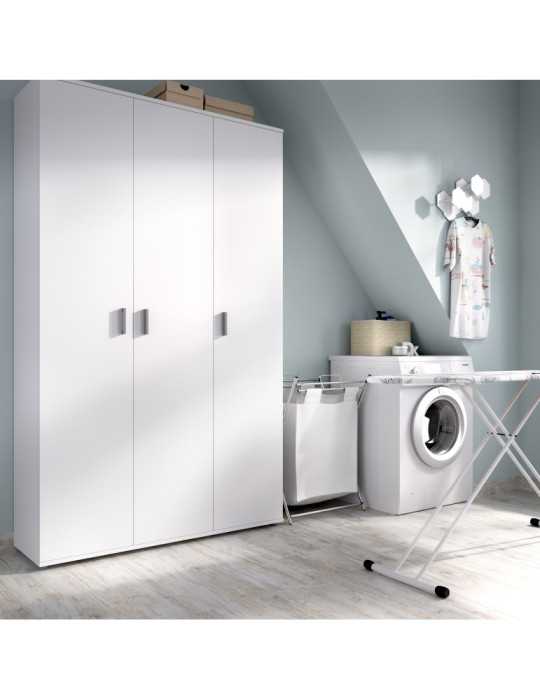Armario multiuso FIT DEKIT 3 puertas blanco