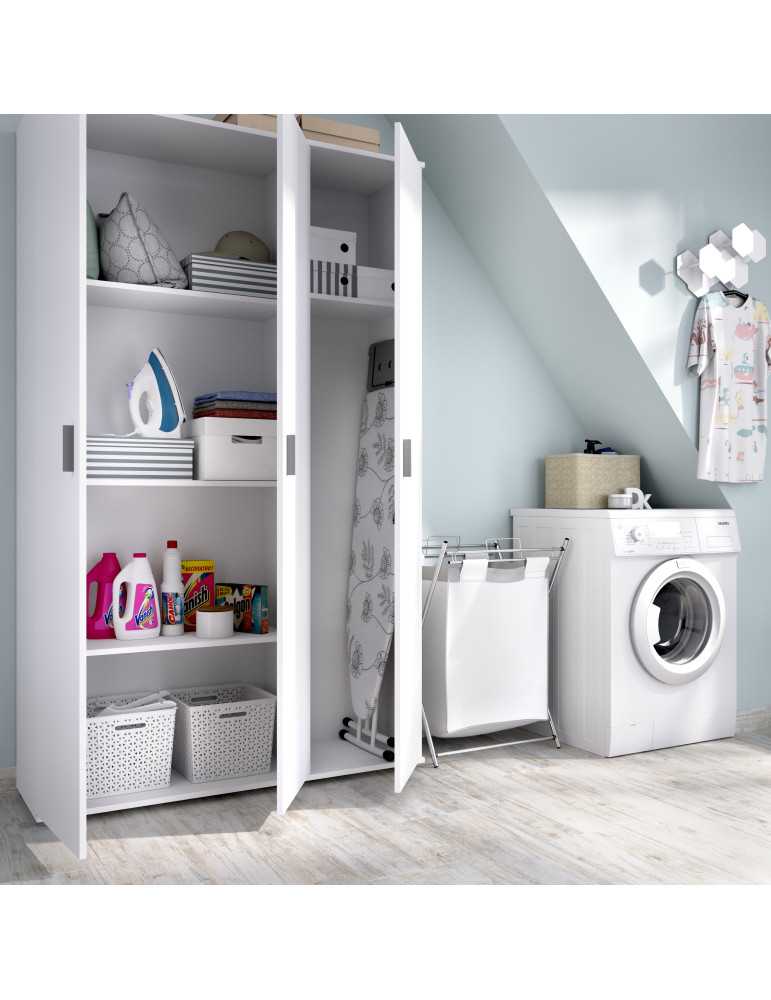 Armario multiuso FIT DEKIT 3 puertas blanco