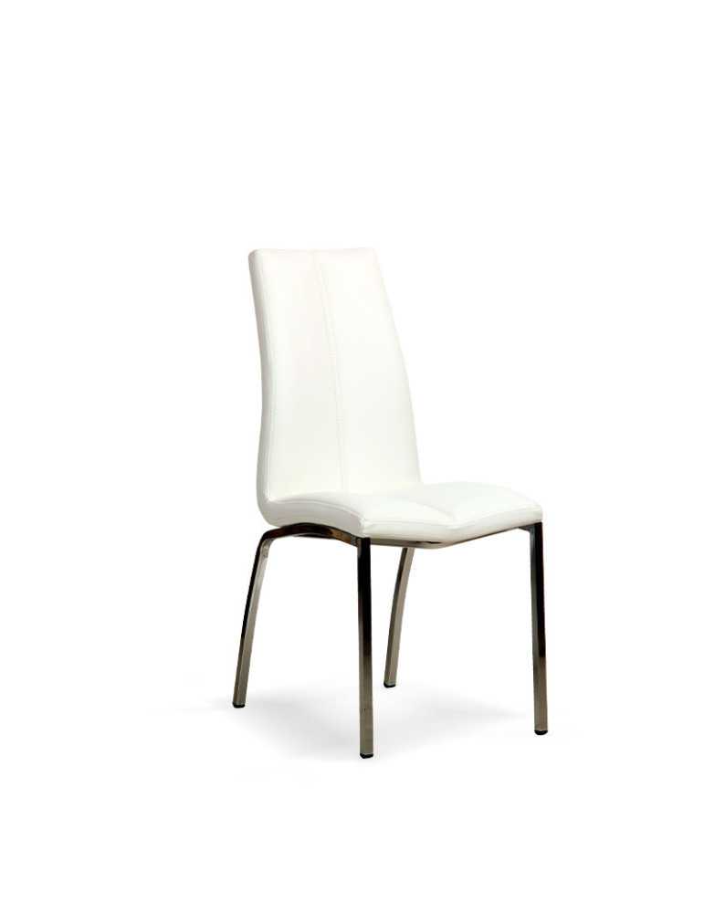 Pack de 4 sillas de comedor estilo Contemporáneo Modelo Marian color blanco