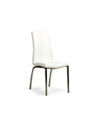 Pack de 4 sillas de comedor estilo Contemporáneo Modelo Marian color blanco