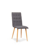 Pack de 2 sillas de comedor estilo Contemporáneo Modelo Nadia color gris piedra