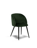 Pack de 2 sillas de comedor estilo Vintage Modelo Keren color verde botella