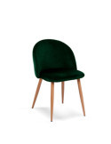 Pack de 4 sillas de comedor estilo Vintage Modelo Mercedes color verde botella