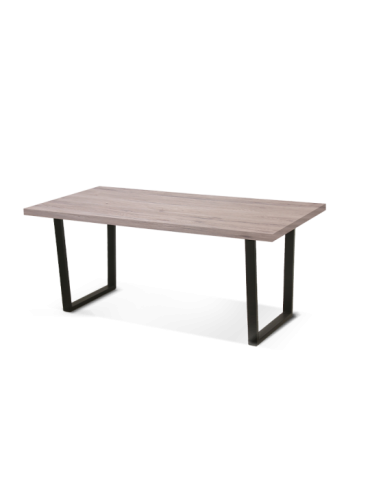 Mesa de comedor estilo Industrial Modelo Atenea color olmo