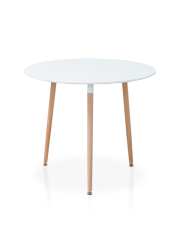 Mesa de cocina redonda estilo nórdico Modelo Aria