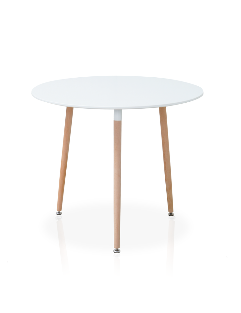 Mesa de cocina redonda estilo nórdico Modelo Aria