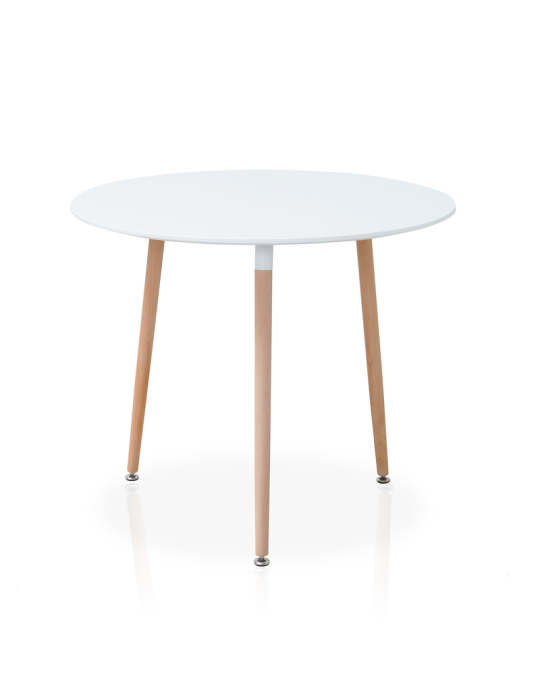 Mesa de cocina redonda estilo nórdico Modelo Aria