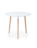 Mesa de cocina redonda estilo nórdico Modelo Aria