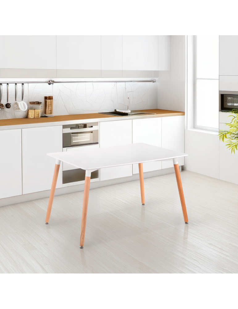 Mesa de cocina estilo nórdico Modelo Aria
