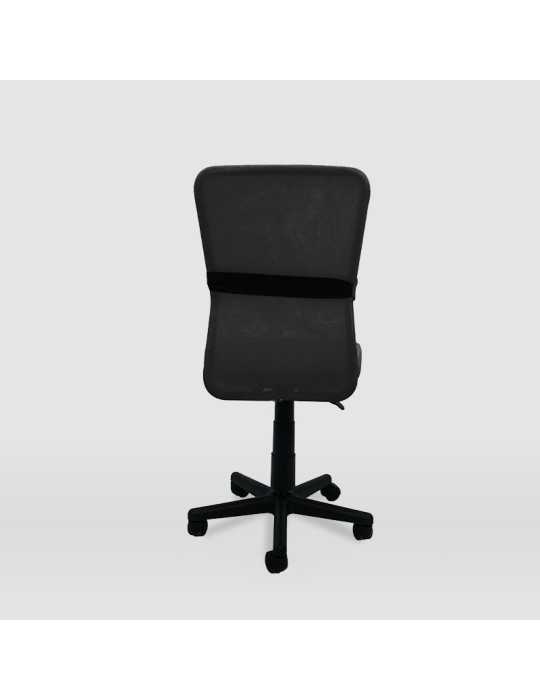 Silla de estudio infantil/juvenil Modelo Alba color negro