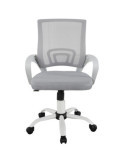 Silla de estudio infantil/juvenil Modelo Martina White color blanco y gris