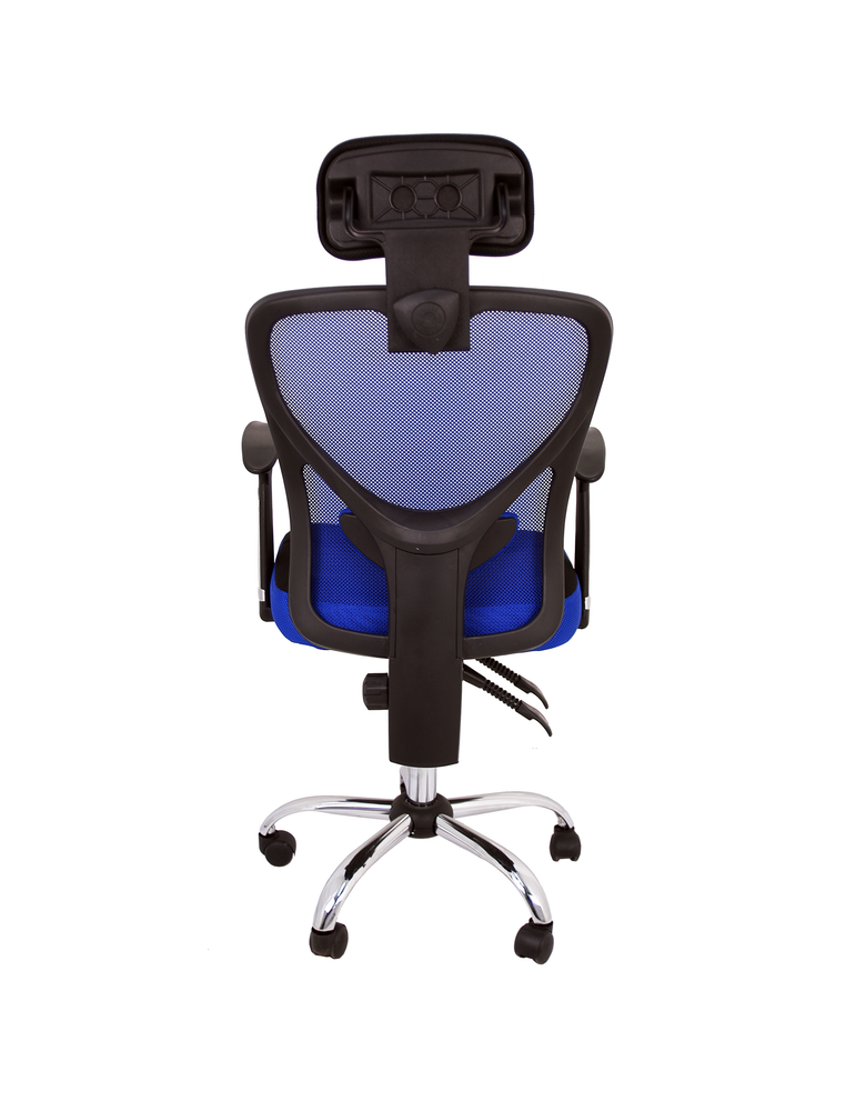 Silla de estudio infantil/juvenil Modelo Carla color azul