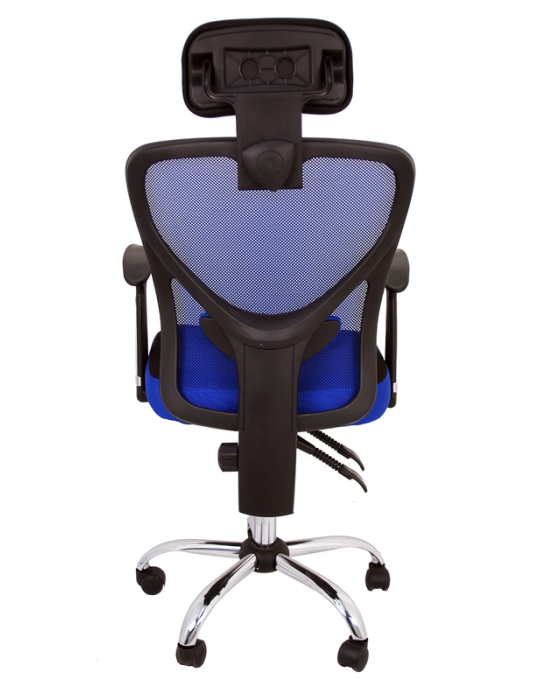 Silla de estudio infantil/juvenil Modelo Carla color azul