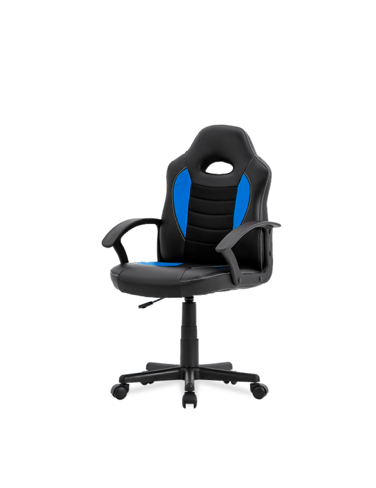 Silla Gaming Modelo Zoe color negro y azul