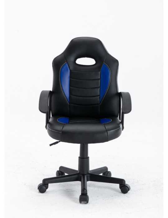 Silla Gaming Modelo Zoe color negro y azul