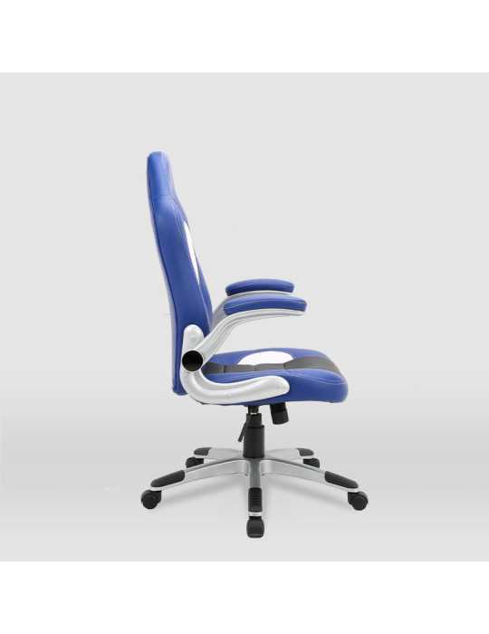 Silla de estudio Gaming Modelo Victoria color azul/negro