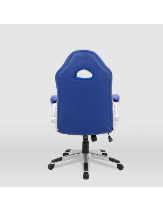 Silla de estudio Gaming Modelo Victoria color azul/negro