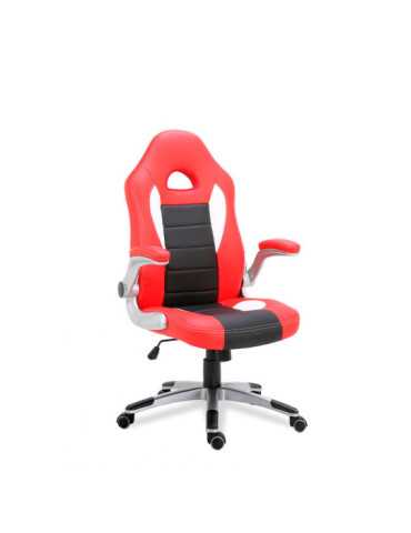 Silla de estudio Gaming Modelo Victoria color rojo/negro
