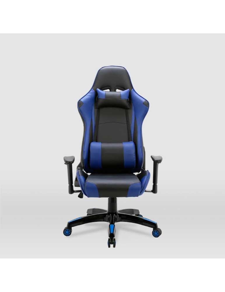 Silla de estudio Gaming Modelo Regina color negro/azul