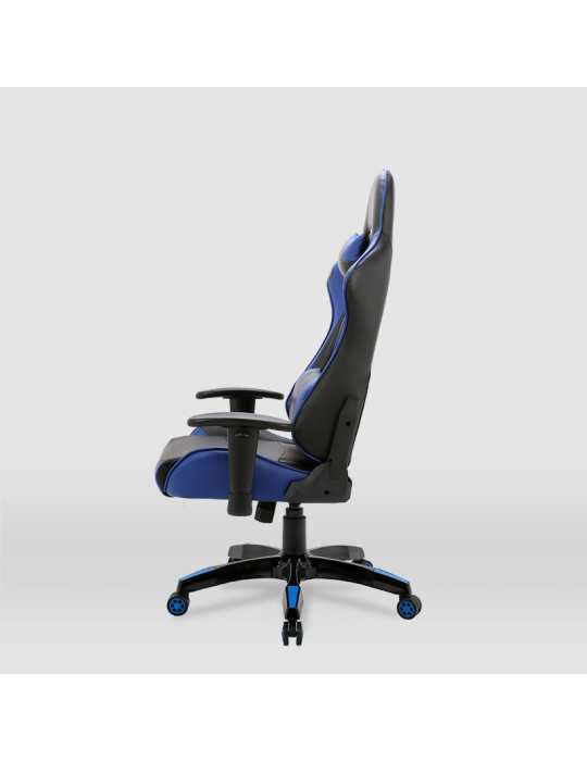 Silla de estudio Gaming Modelo Regina color negro/azul