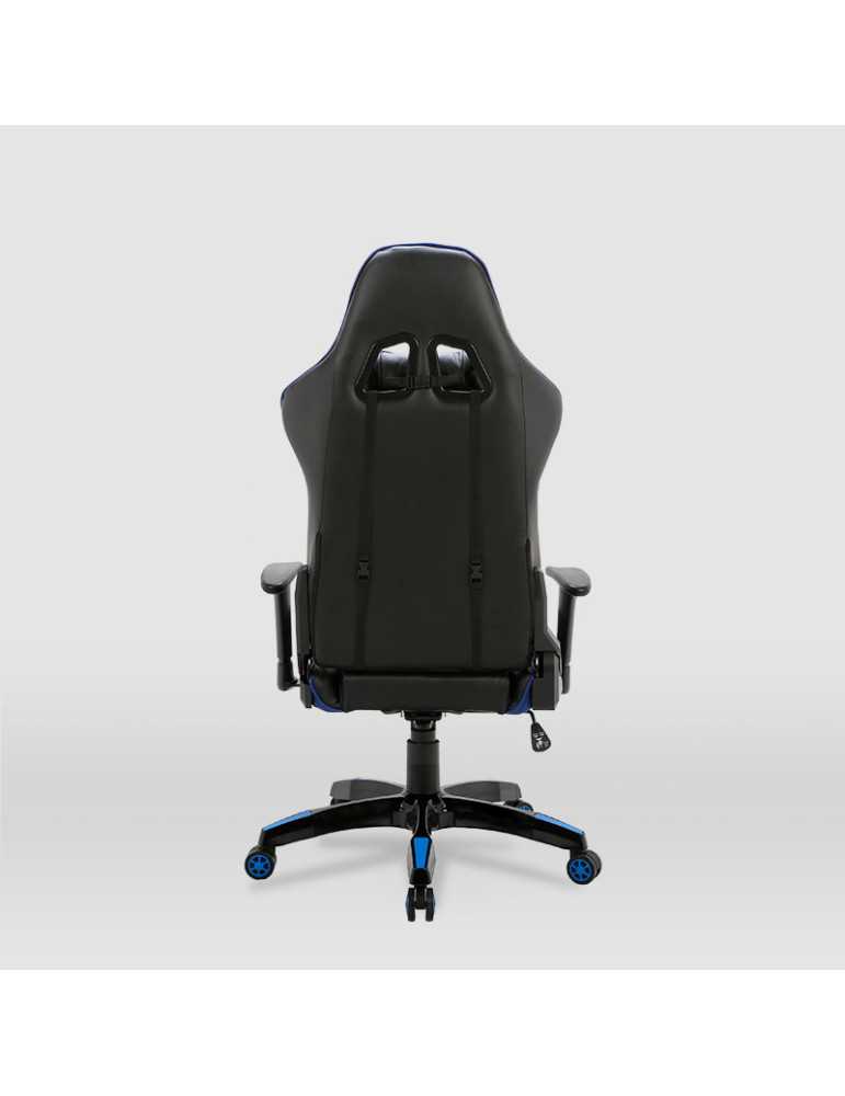 Silla de estudio Gaming Modelo Regina color negro/azul