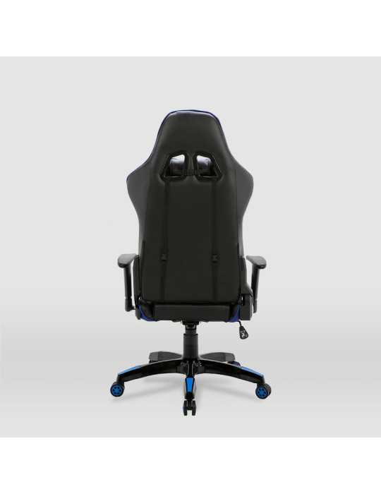 Silla de estudio Gaming Modelo Regina color negro/azul