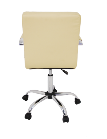 Silla de oficina Modelo Isabella color beige 2