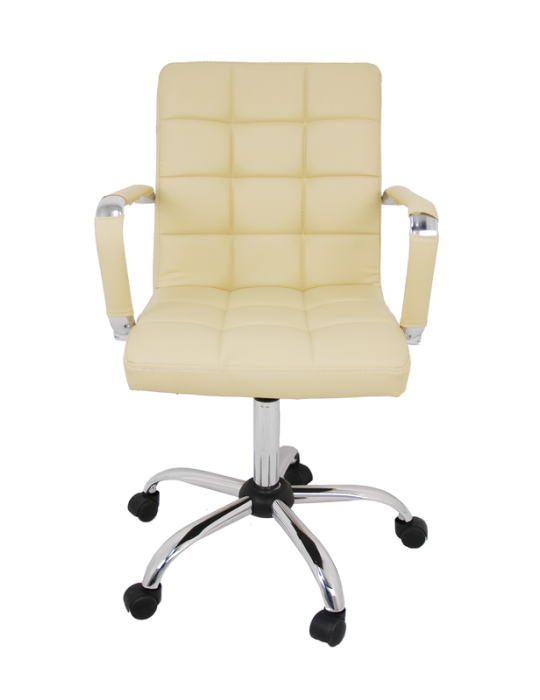 Silla de oficina Modelo Isabella color beige