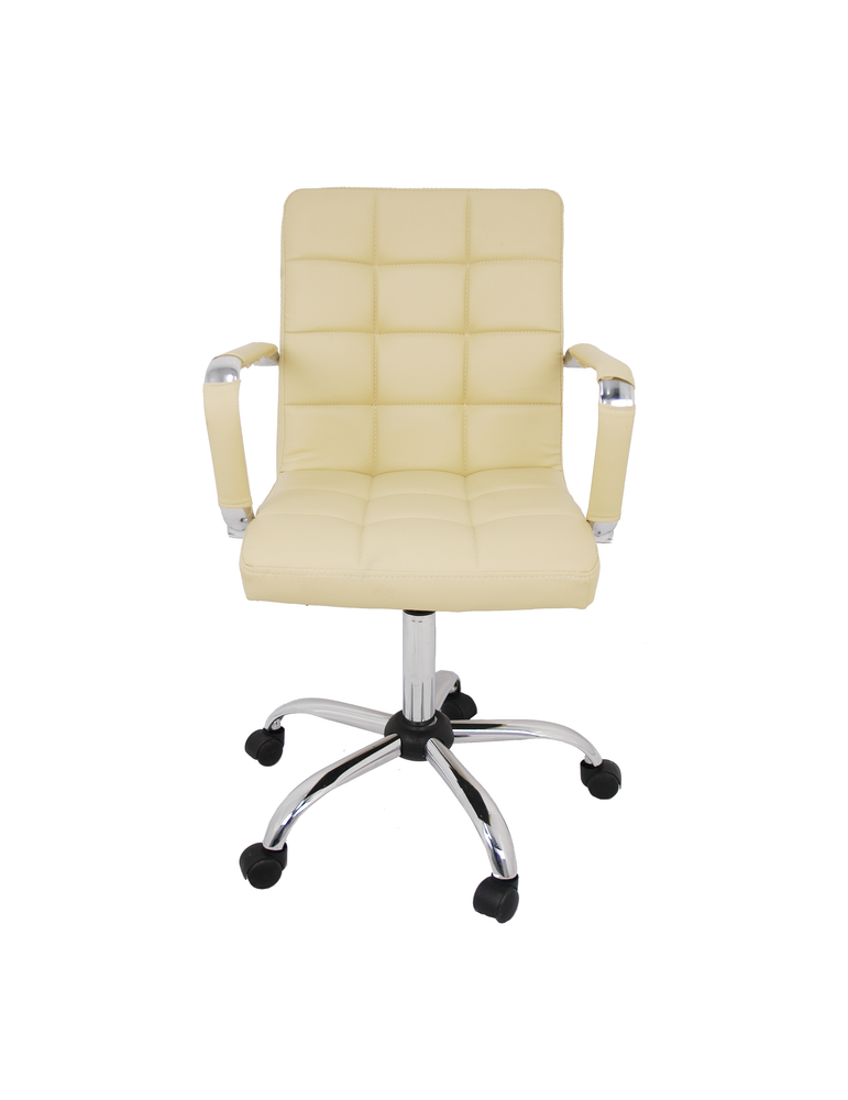 Silla de oficina Modelo Isabella color beige