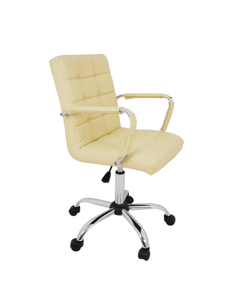 Silla de oficina Modelo Isabella color beige