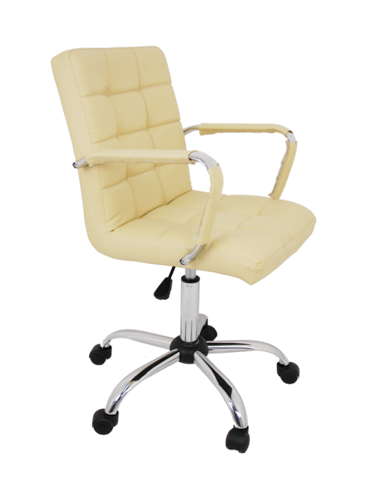 Silla de oficina Modelo Isabella color beige