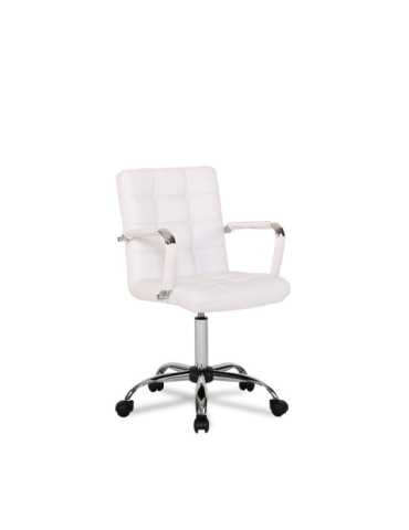 Silla de oficina Modelo Isabella color blanco