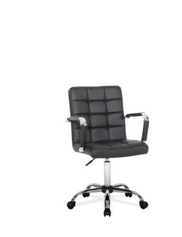 Silla de oficina Modelo Isabella color negra