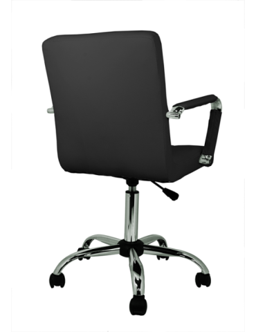 Silla de oficina Modelo Isabella color negra 2