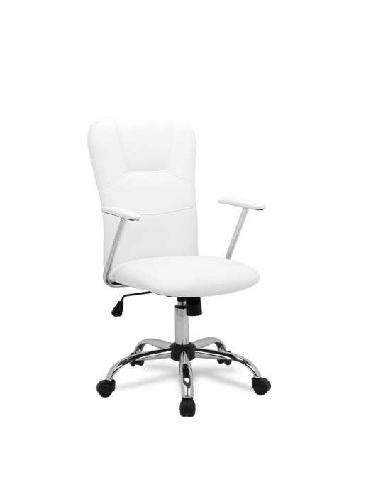 Silla de oficina Modelo Magali color blanco