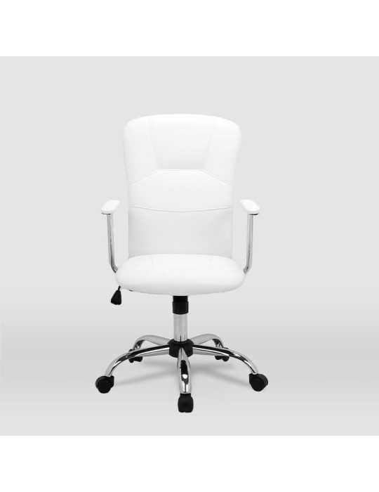 Silla de oficina Modelo Magali color blanco