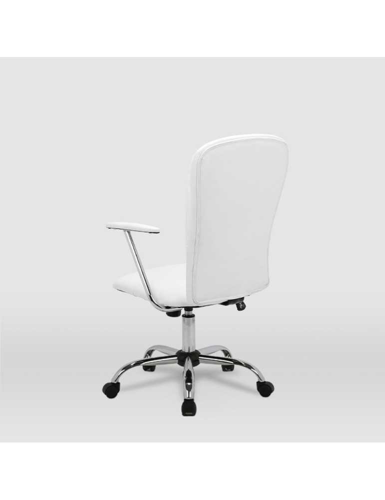 Silla de oficina Modelo Magali color blanco