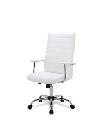 Silla de oficina Modelo Lara color blanco