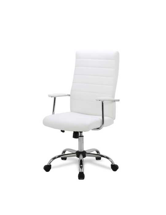 Silla de oficina Modelo Lara color blanco