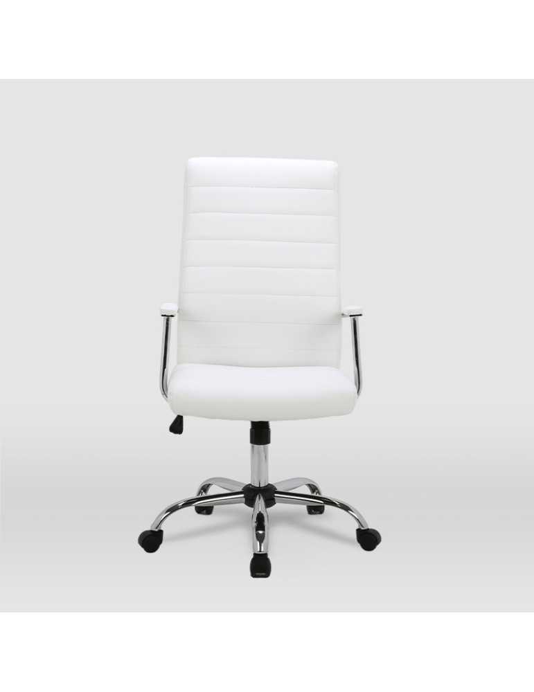 Silla de oficina Modelo Lara color blanco