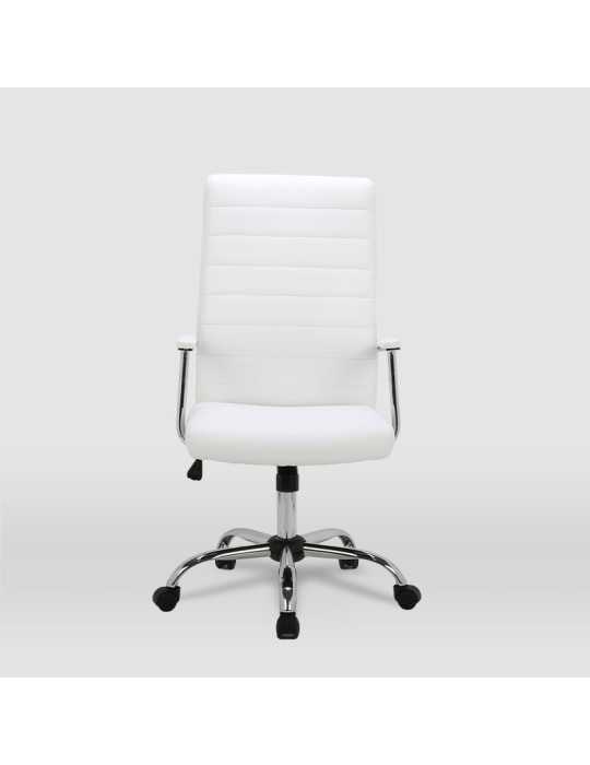 Silla de oficina Modelo Lara color blanco