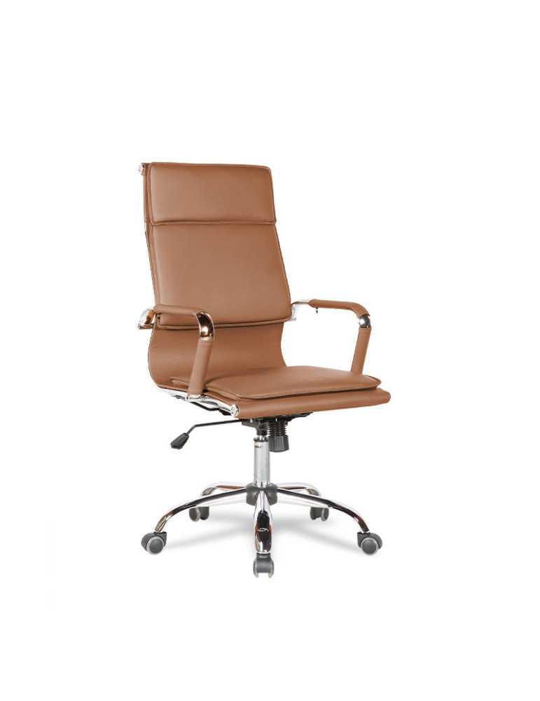 Silla de oficina Modelo Jana color marrón