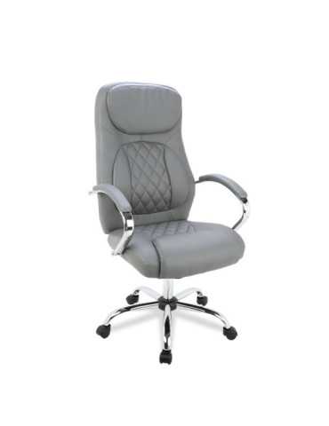Silla de oficina Modelo Ángela color gris