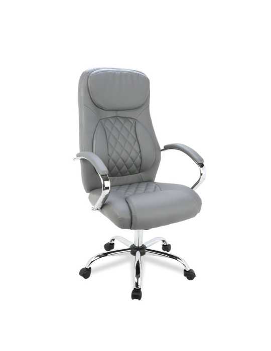 Silla de oficina Modelo Ángela color gris